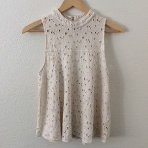 Free People Open Back Tank Top